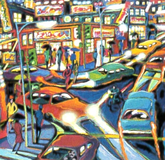 ジェームス・タルマージの絵画作品　タイトルは、ナイトライト